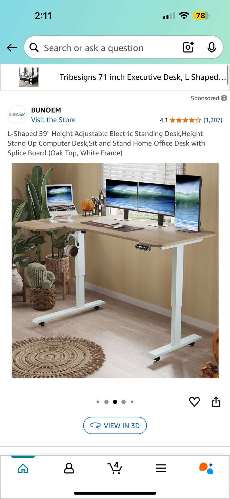 Electric Standing Table