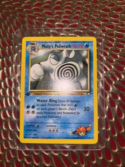 Misty’s Poliwrath 1st edition