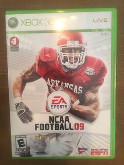 Xbox 360 ncaa football 09