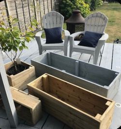 Beautiful privacy wall Frame Planter Box Garden Bed Outdoor Design cedar redwood AC pool equipment cover