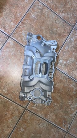 2701 Aluminum Dual Plane Intake Manifold For Chevy SBC 305 327 350 383 V8