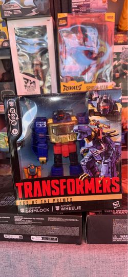Transformers Age of the Primes G2 Grimlock Wheelie Leader Class NIB NEW Hasbro