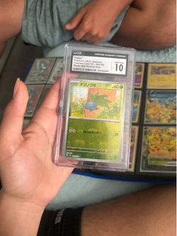 Pokemon oddish jpn 151 cgc 10