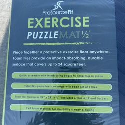 Prosourcefit Exercise  Total 24 Square Feet Coverage Whiht Each Set Of 6 Times