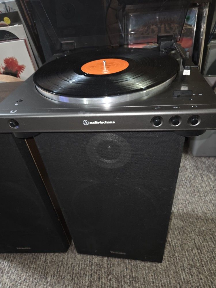 Audio Technica And Technics SB-L32 Speakers! Combo 