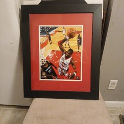 Rare PHOTO OF Hakeem Olajuwon  Rockets 24 Framed 