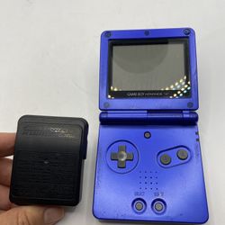 Nintendo OEM Game Boy Advance SP  Colbalt Blue AGS-001 w/ Charger (TESTED)