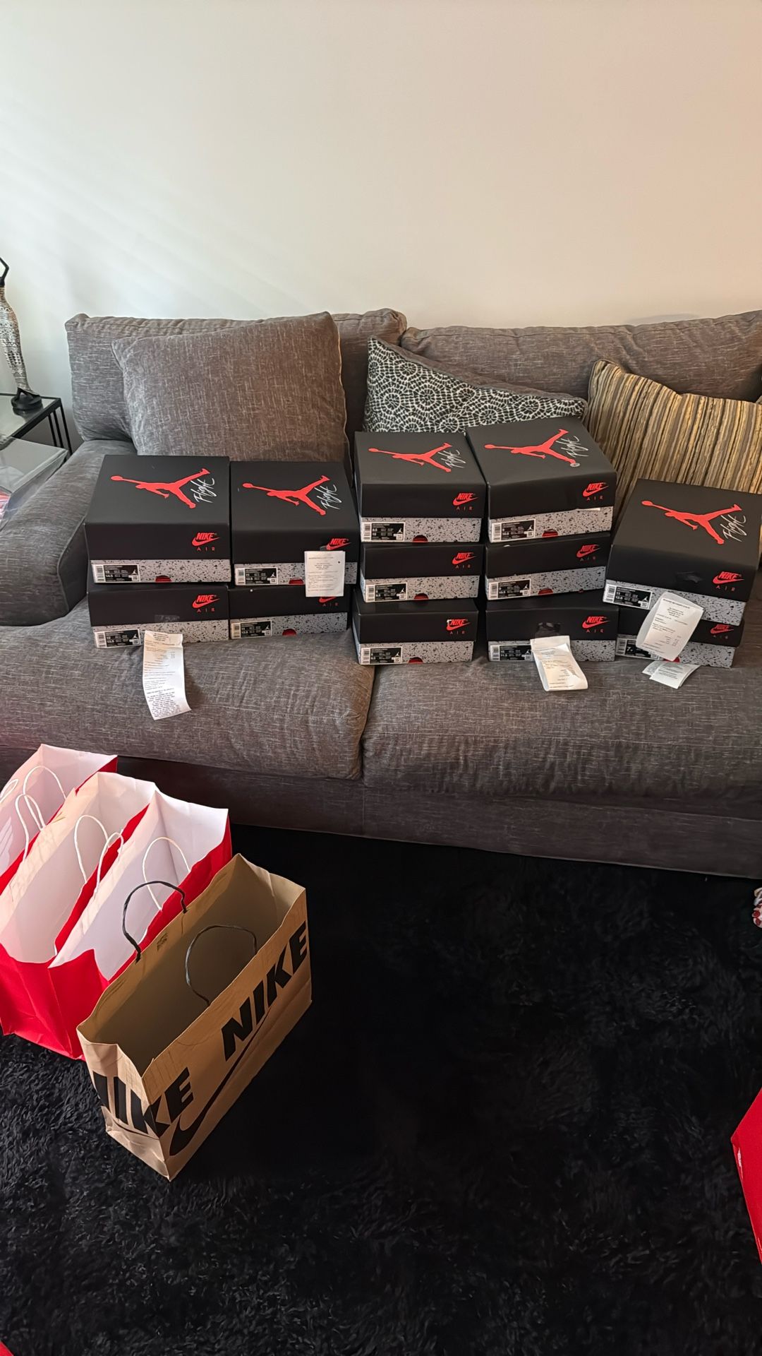 Jordan 4 White Cement 7y-13 In Hand Available