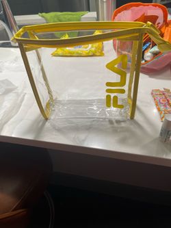Fila Clear makeup/ Storage Bags