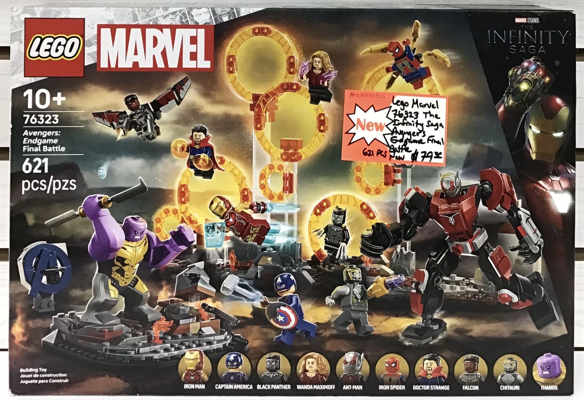 Lego Marvel 76323 The Infinity Saga Avengers Endgame Final Battle 621pcs New
