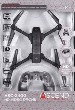 Ascend Aeronautics ASC-2400 HD Video Drone 720p
