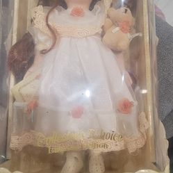 Genuine Fine Bisque Porcelain Doll