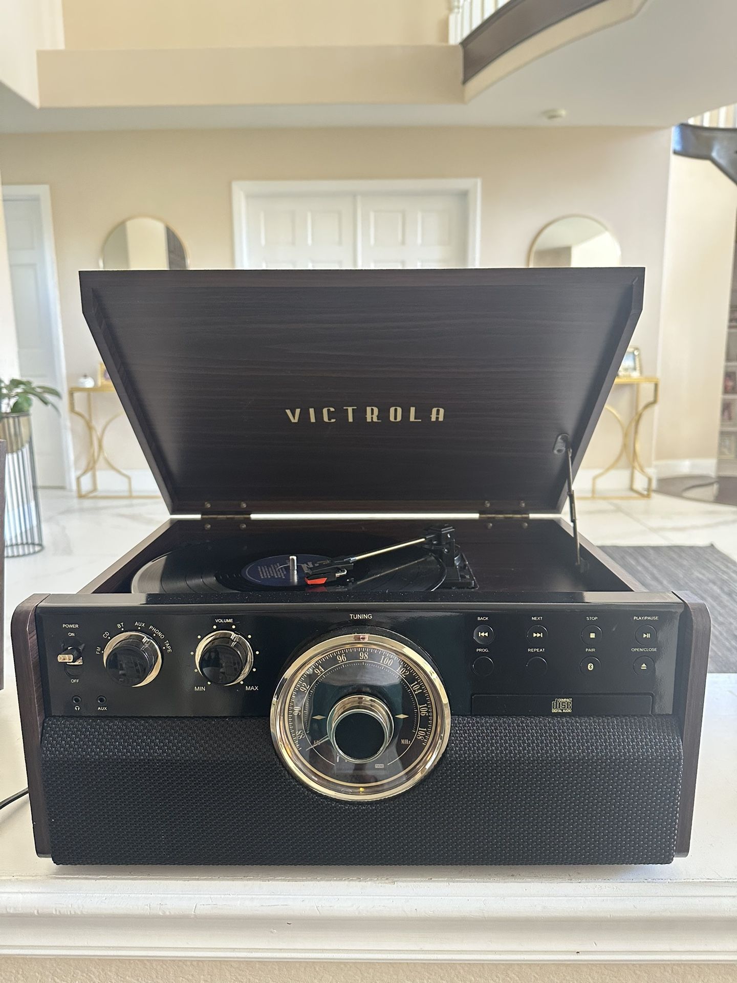 Victrola Empire 6 In 1 Wood Record Player