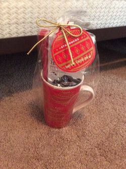 NEW 2015 STARBUCKS 16 oz COFFEE CUP WITH HOT CHOCOLATE