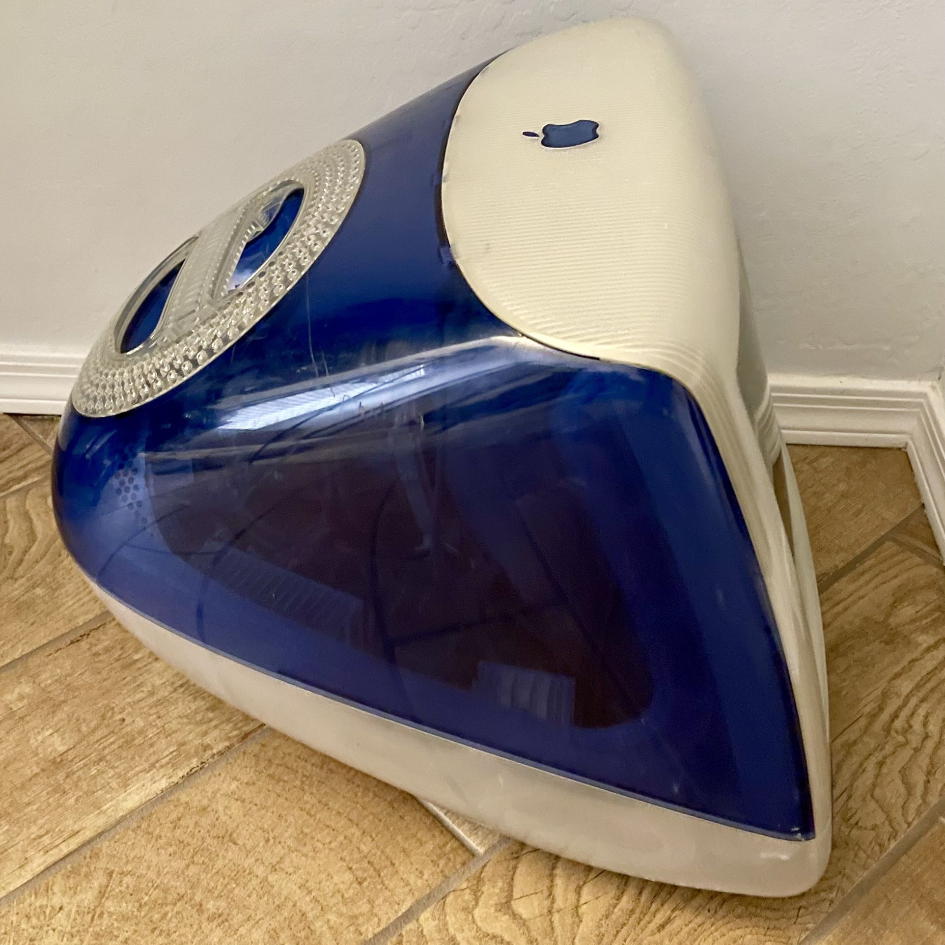 Vintage Apple iMac GX Blue M5521 Computer All In One For Parts Or Repair