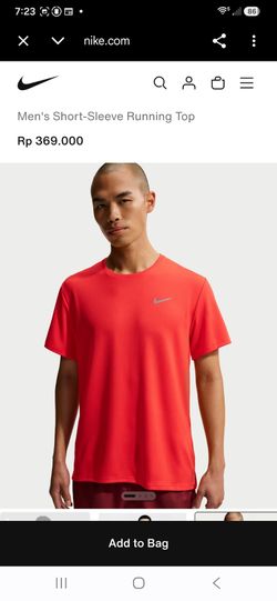 Nike Men's Short-Sleeve Running Top