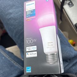 Philips Hue 100 Watt White And Color Bulb E 26