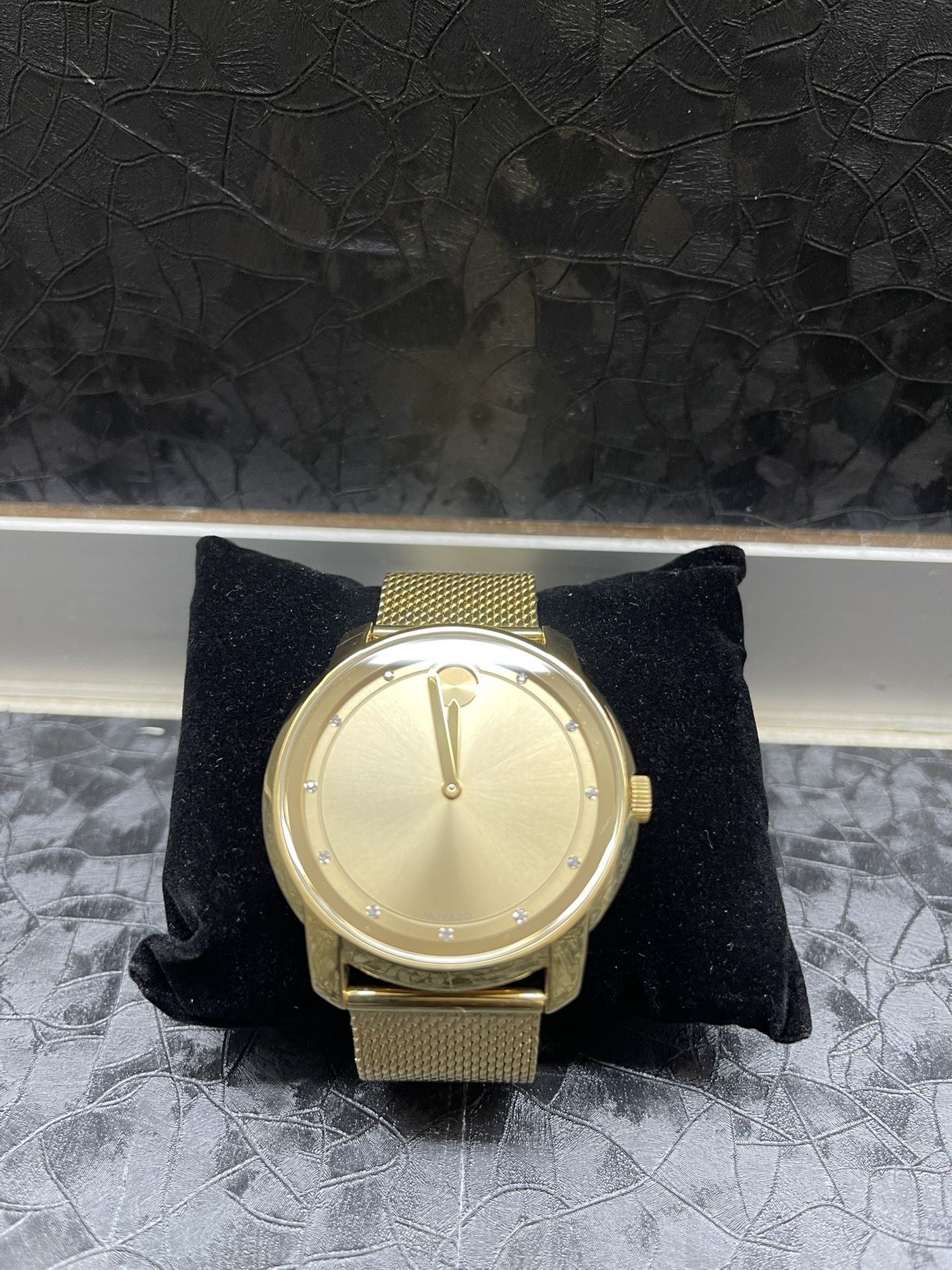 Movado MB.01.1.34.6294 Mn’s Watch Gold Plated Color Face ,