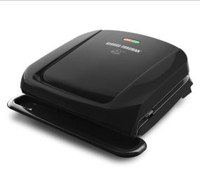 GEORGE FOREMAN ELECTRIC INDOOR GRILL DIMENSIONS 12"D X 12"W X 6.5"H