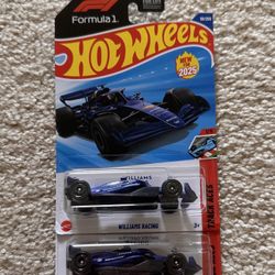 HotWheels Formula One Dark Blue William’s Racing Lot 