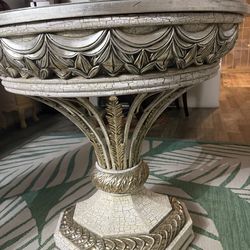 Vintage florentine  side walk  table