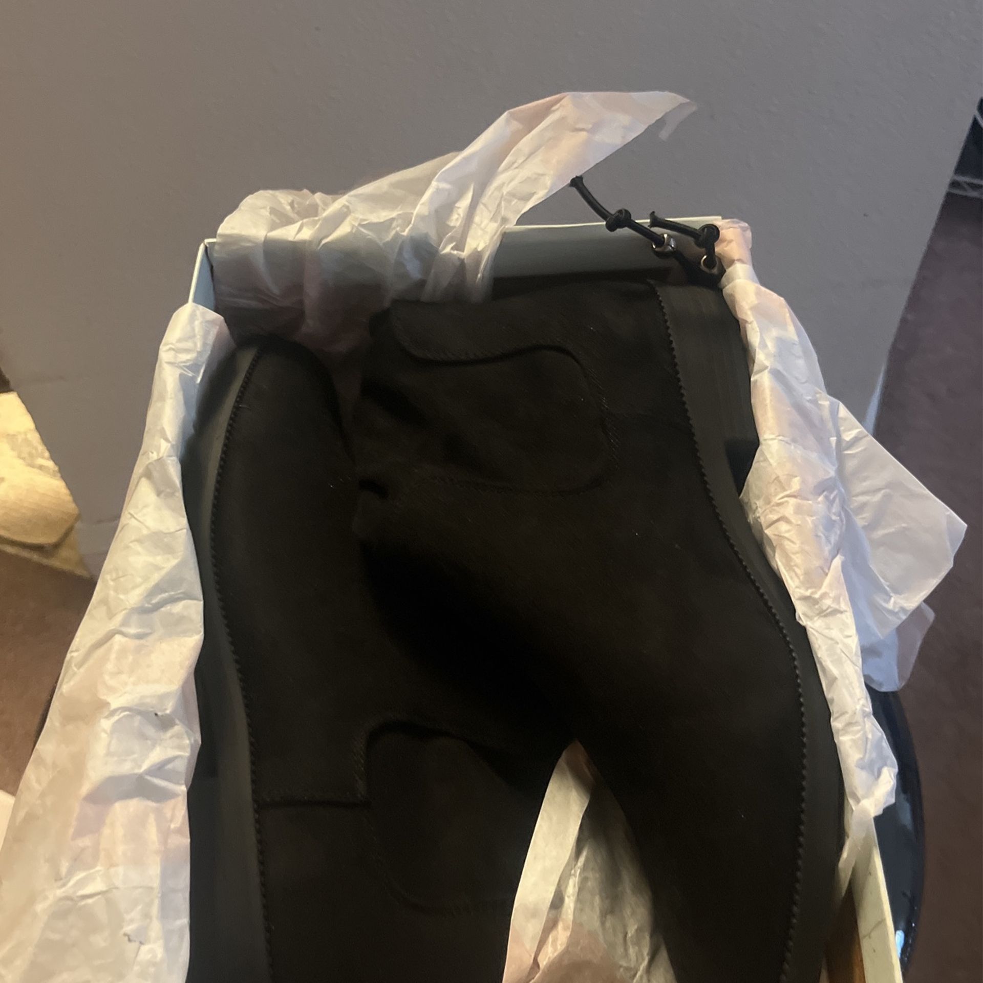 English Muffin Long Black Womans Boots