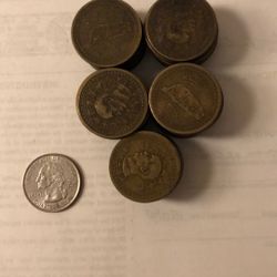 1950’s Taiwan Half Dollar 49 Pieces