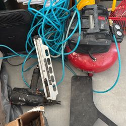 Nail gun And compressor and Tile Cutter  For Sale 