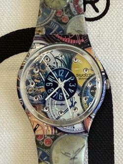 Swatch Gent watch model GE216 named "Timespective,"