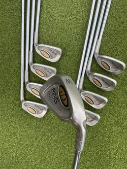 Ping i3 Blade 4-P,U,S 9 clubs. This set is in excellent condition
