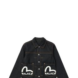 PALACE X EVISU DENIM JACKET