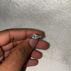 Moissanite Engagement Ring