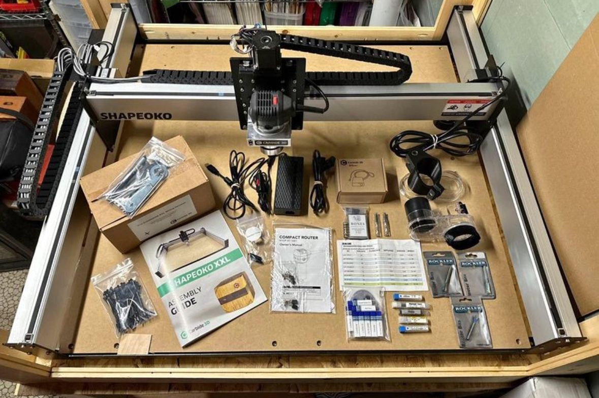 Shapeoko CNC Router XXL Size/Carbide
Compact Router plus Accessories