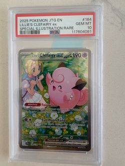 Lillie's Clefairy ex PSA 10 Special Illustration Rare