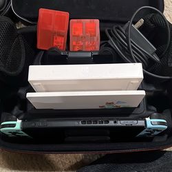 Nintendo Switch Animal Crossing Edition- BUNDLE