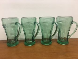 Vintage coke glassware