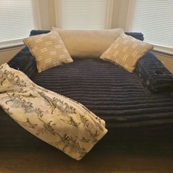 Royal Blue Double Chase Lounger