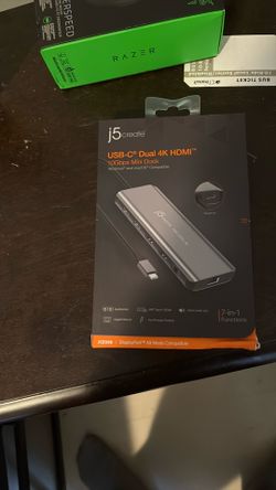 J5 create  usb c dual 4k hdmi 10Gbps mini dock