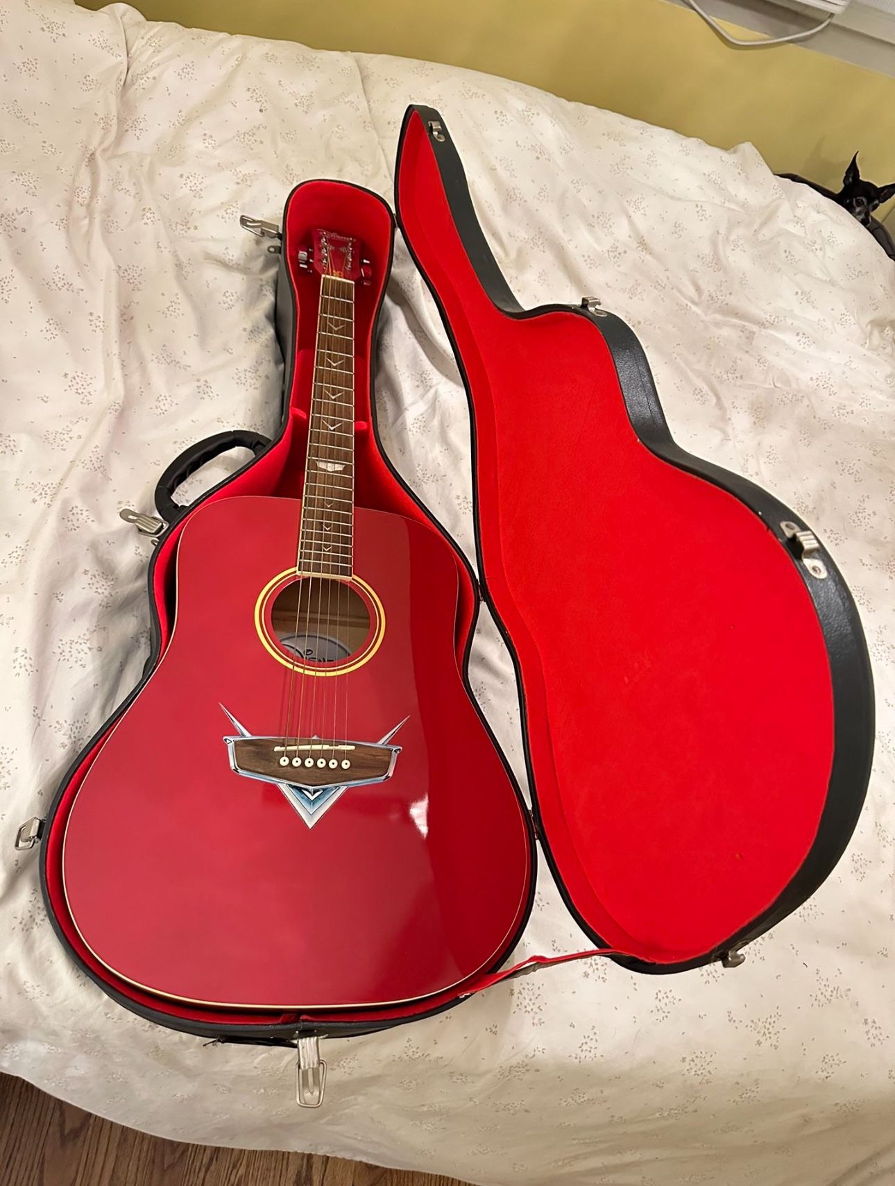 Disney Pixar’s Cars Acoustic Full Size Guitar Prototype by Washburn