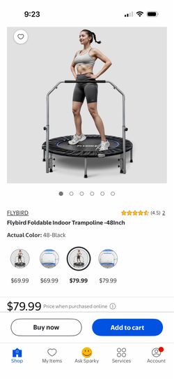 Trampoline/Rebounder “48”inches
