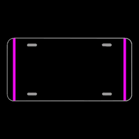 License Plate Novelty Car Front Frame Photo Frame Pink Decor