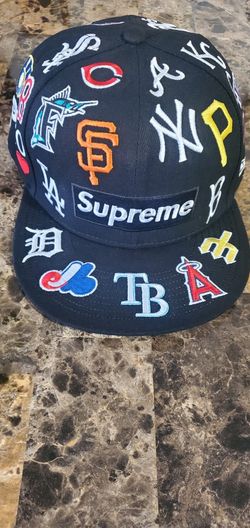 Supreme MLB Logos Baseball Cap 