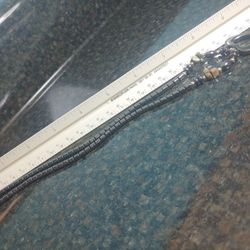 Lovely 8.5 Hematite Necklace With Heart Pendant Jewelry Gift Present Healing