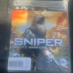 2011 "Sniper - Ghost Warrior" Sony PlayStation 3 PS3 Game