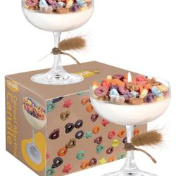 Martini Glass  Candles Set 2