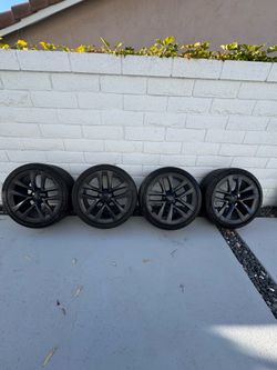 Tesla OEM 21” Model S Arachnid Wheels; Staggered Set w/ Goodyear Tires