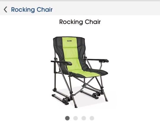 New Folding Rocking Chair For Beach Or Camping