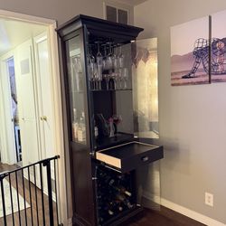 Wood Bar Cabinet Howard Miller