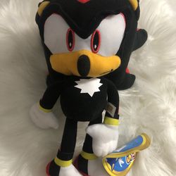 NEW Sonic The Hedgehog (Shadow) Plush Stuffed Animals Toy