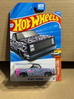 Hot wheels ‘83 Chevy Silverado black widow